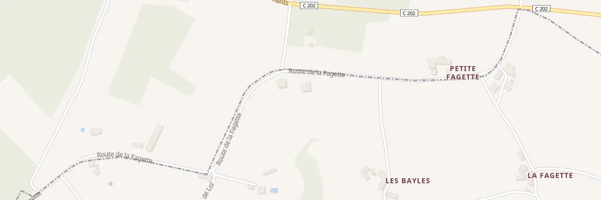 Plan du 433 Rte de le Fagette à Sainte-Foy-de-Longas
