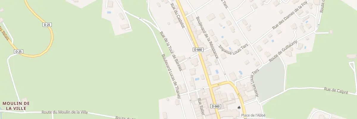 Plan du 1 Rue des Clochers à Beaumontois en Périgord