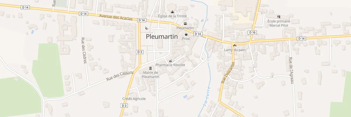 Plan du 10 Pl de l’Hôtel de Ville à Pleumartin