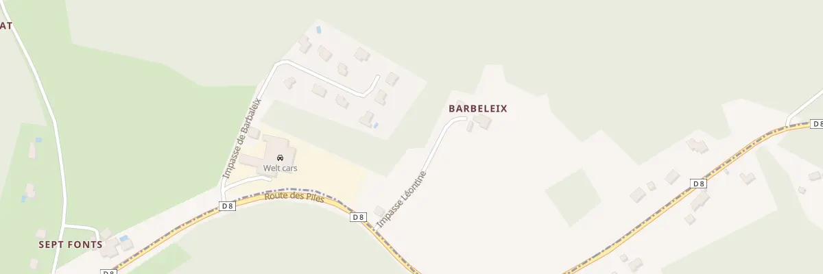 Plan du 63B Barbaleix à Cornille