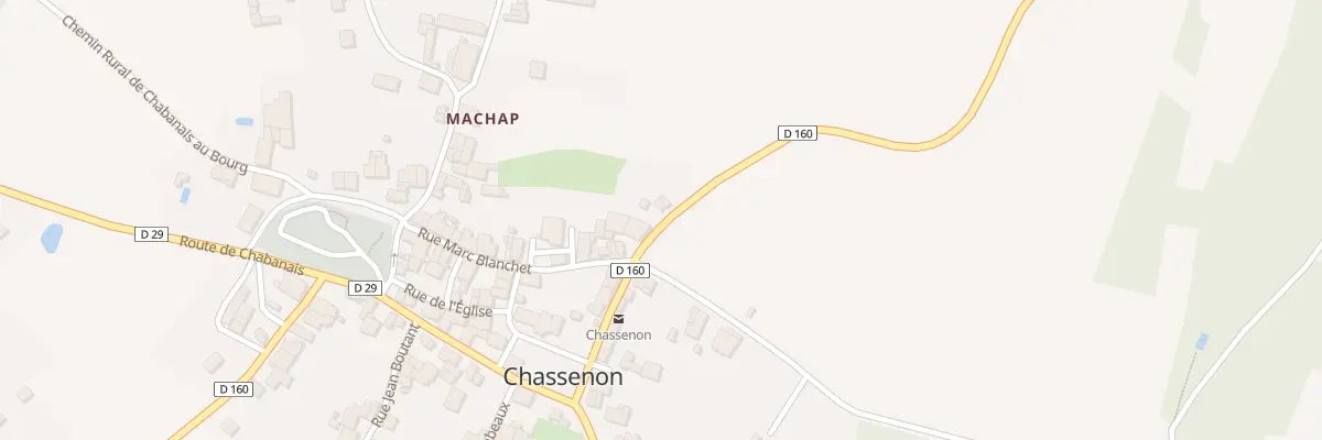 Plan du 5 Rte de Saillat à Chassenon