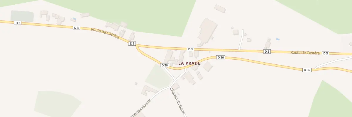 Plan du 38 La Prade à Escanecrabe