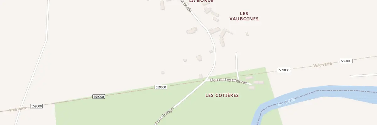 Plan du 329 La Borde à Troo