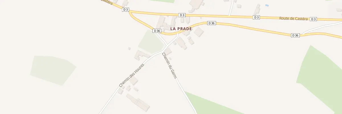 Plan du 3 Che du Germ à Escanecrabe