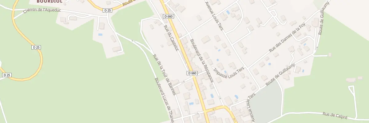 Plan du 9 Av de Rhinau à Beaumontois en Périgord
