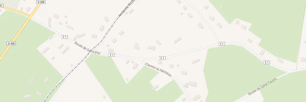 Plan du 3 Rte de Saint-eloi à Bosrobert