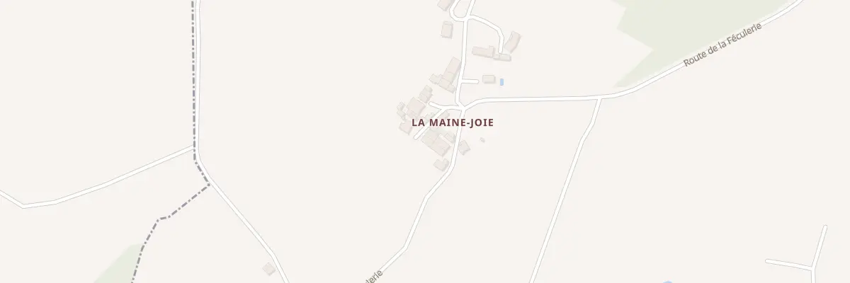 Plan du 9 Vge Village de Maine Joie à Étagnac