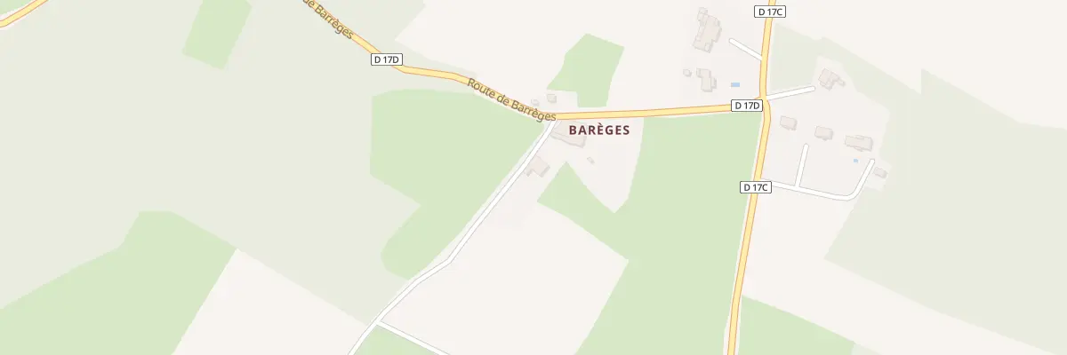 Plan du 37 Bareges à Montesquieu-Guittaut