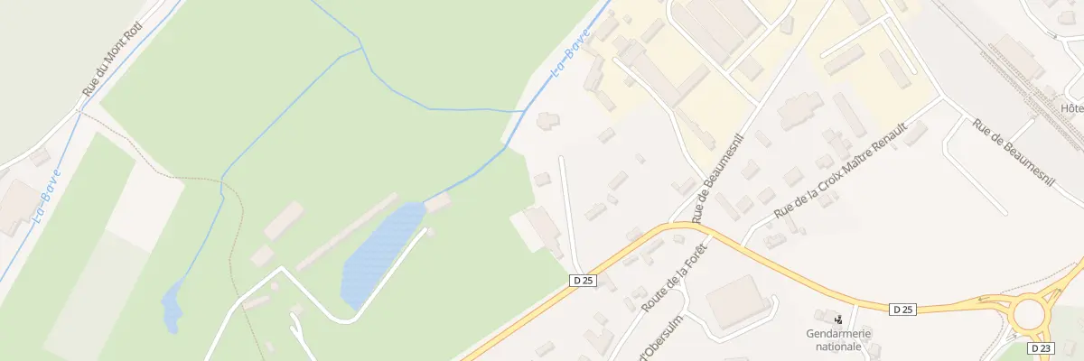 Plan du 12A Rue de Beaumesnil à Beaumont-le-Roger