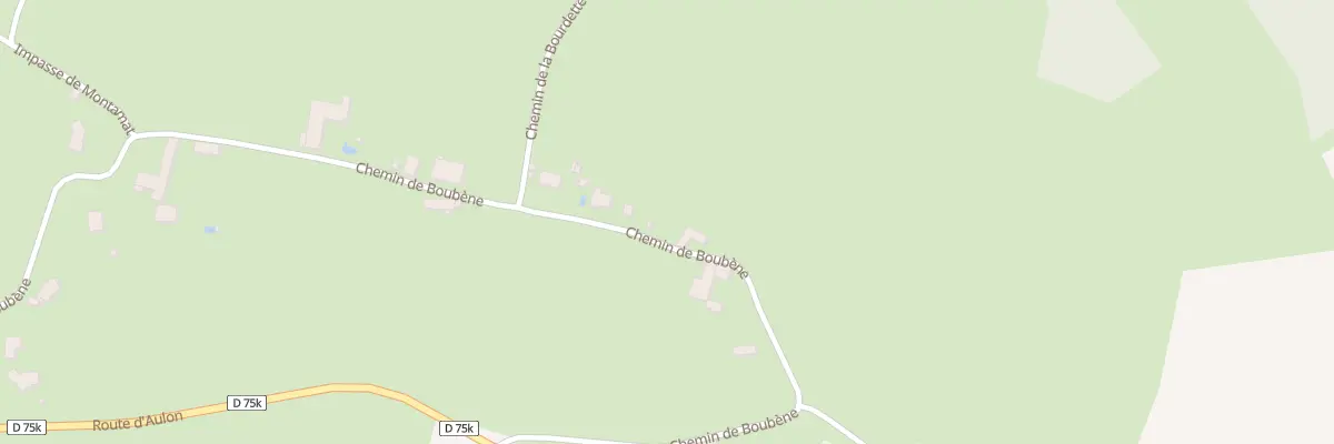 Plan du 84 Pascouaou à Saint-Marcet