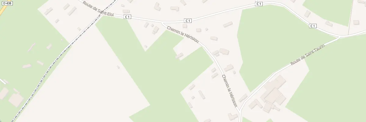 Plan du 113 Le Hérisson à Bosrobert