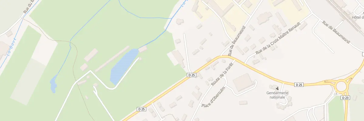 Plan du 12 Rue de Beaumesnil à Beaumont-le-Roger