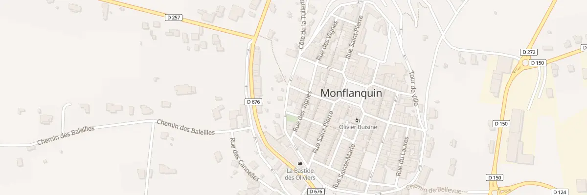 Plan du 4 Rue de l’Union à Monflanquin