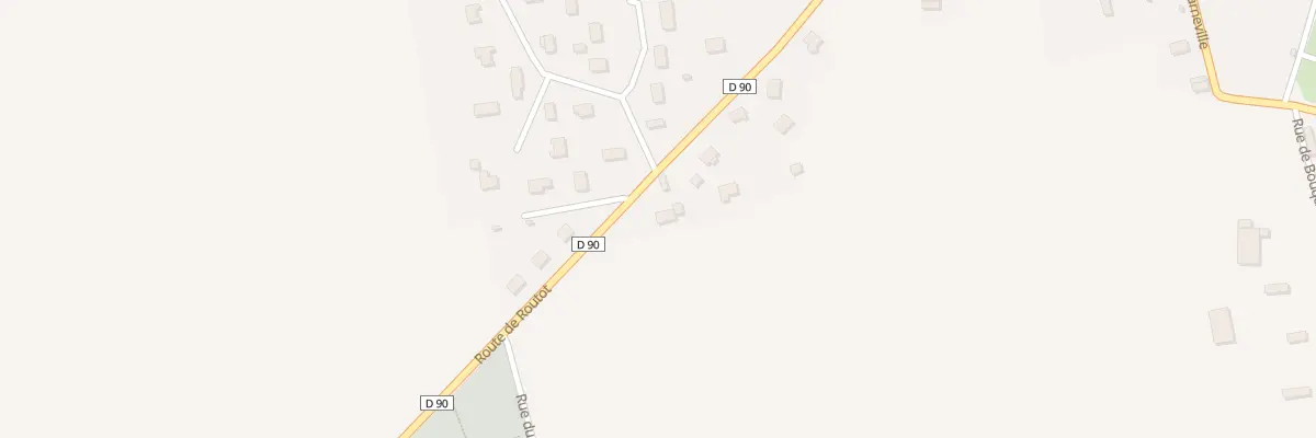 Plan du 13 Rte de Routot à Hauville