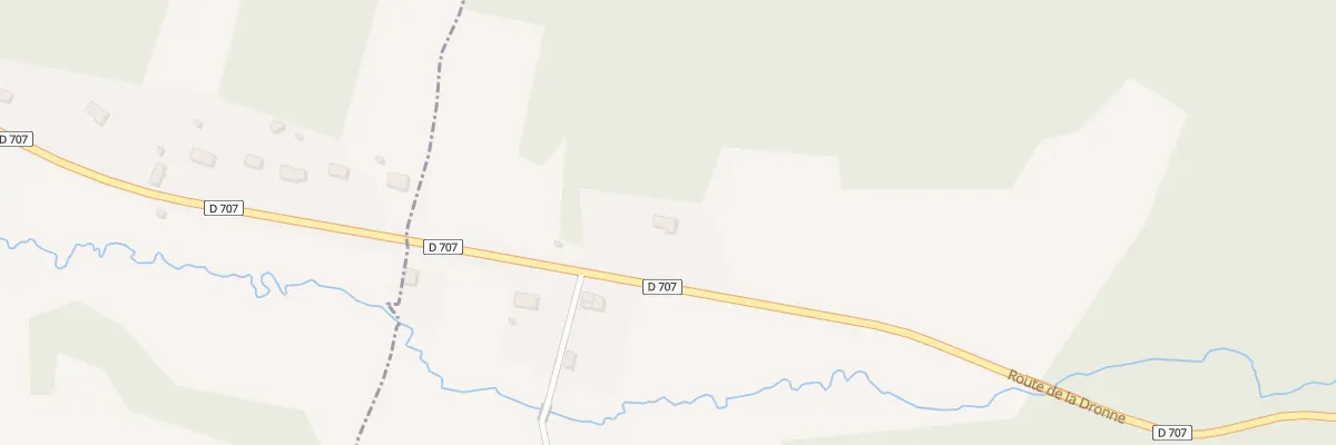 Plan du 384 Vigne Franche à Milhac-de-Nontron