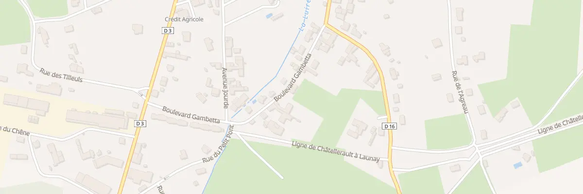Plan du 40 Bd Gambetta à Pleumartin