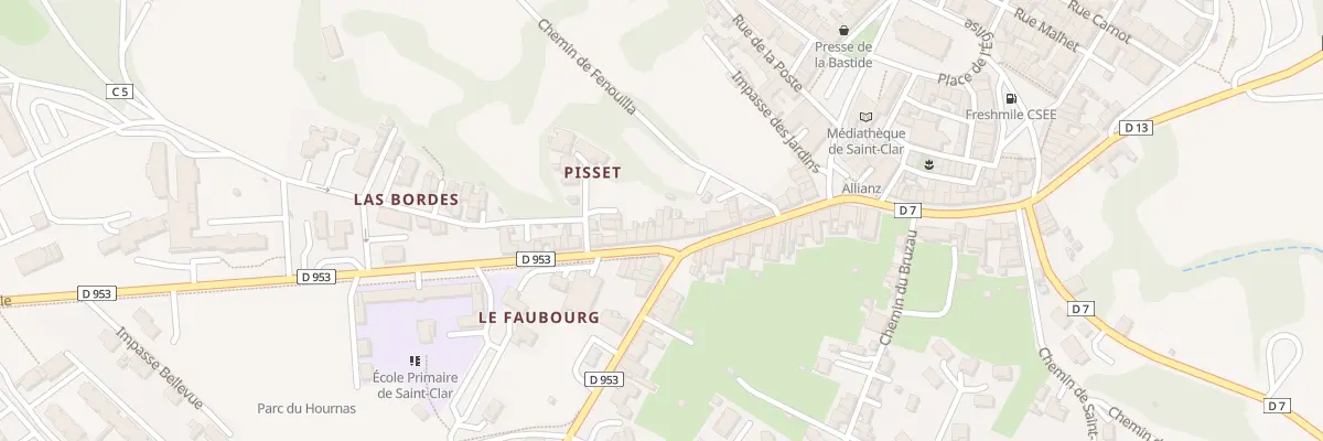 Plan du 4 Av du Général de Gaulle à Saint-Clar