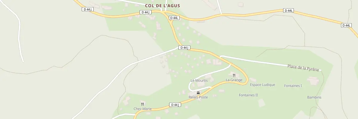 Plan du 271 Les Courraous à Boutx