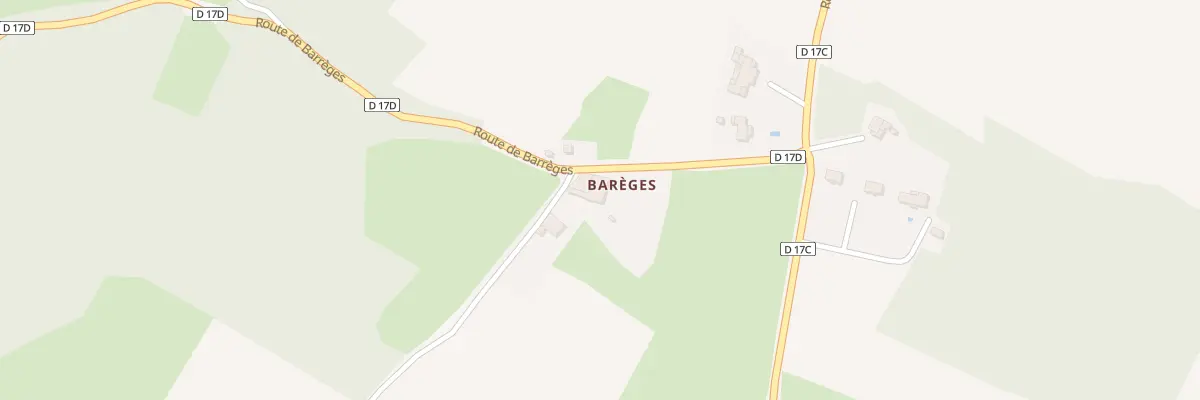 Plan du 36 Bareges à Montesquieu-Guittaut