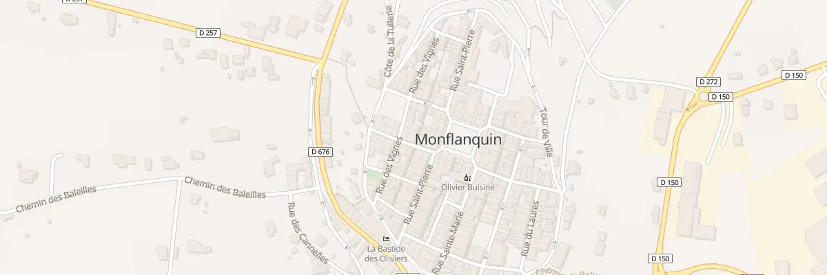 Plan du 7 Rue de l’Union à Monflanquin