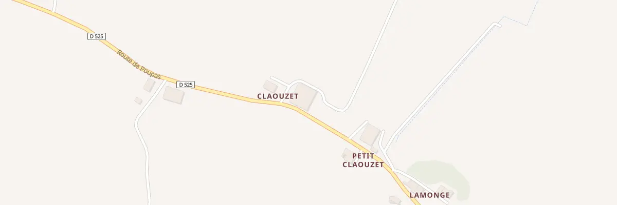 Plan du 1011 Rte de Poupas à Miradoux