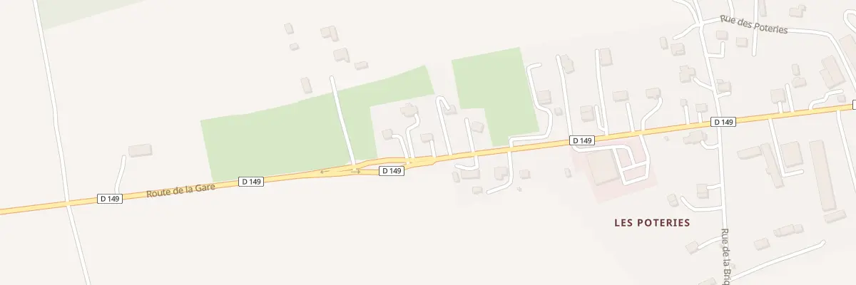 Plan du 742 Rte de la Gare à Harcanville