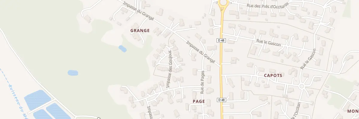 Plan du 5 Imp des Goujous à Dunes