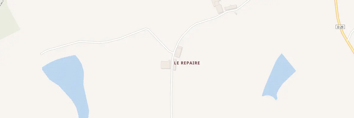 Plan du 5153 Le Repaire à Lesterps