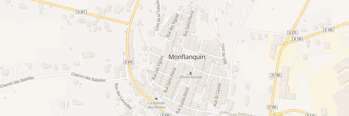 Plan du 11 Rue de l’Union à Monflanquin