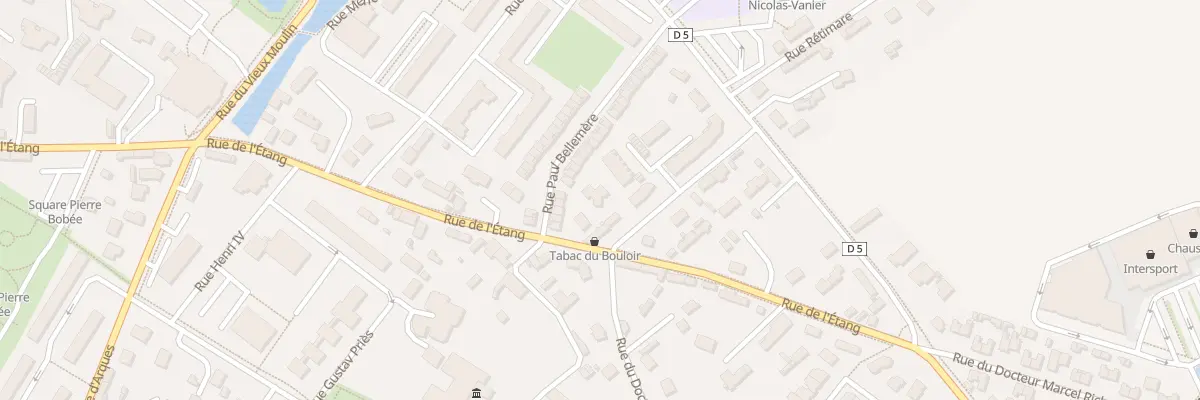 Plan du 1B Rue du Bouloir à Yvetot