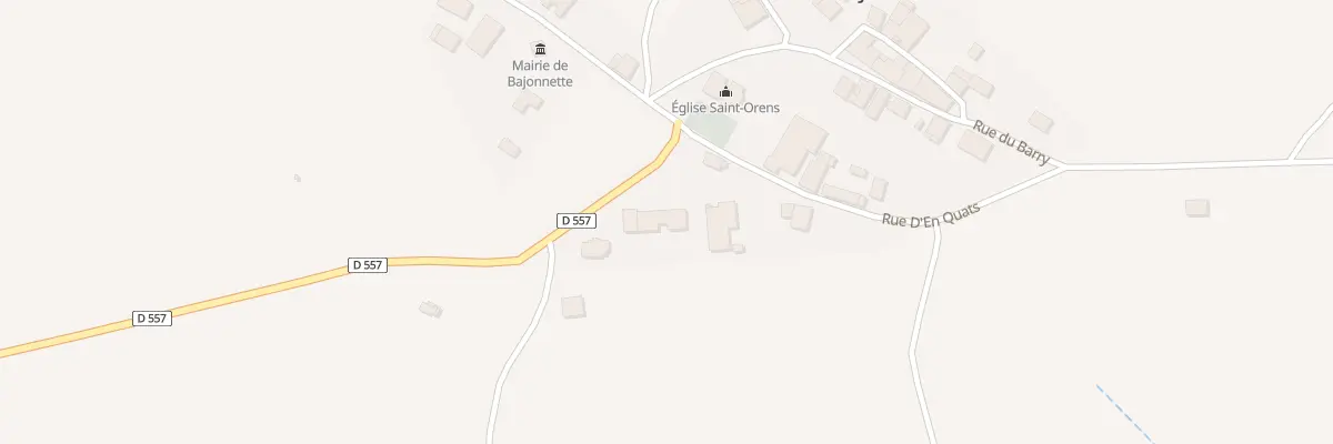 Plan du 53 Rte de l’Auroue à Bajonnette