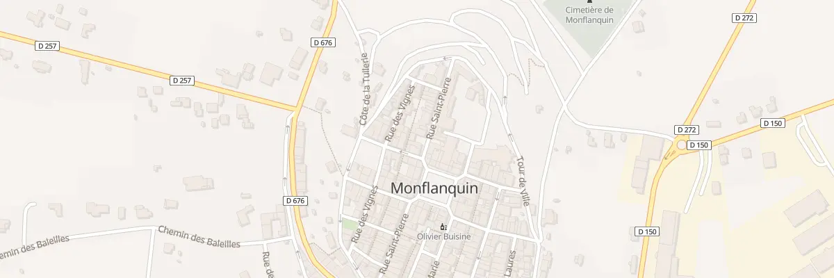 Plan du 26 Rue Saint Pierre à Monflanquin