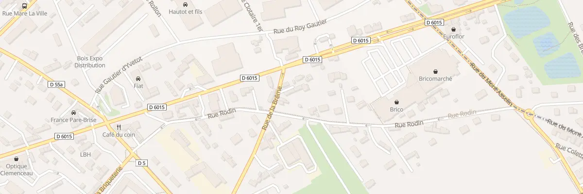 Plan du 22 Rue de la Bréme à Yvetot