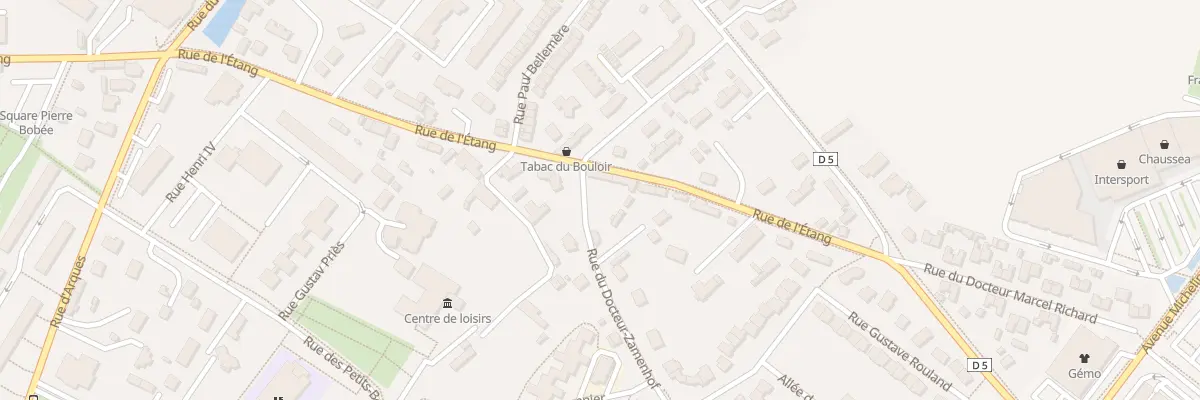 Plan du 98 Rue de l’Etang à Yvetot