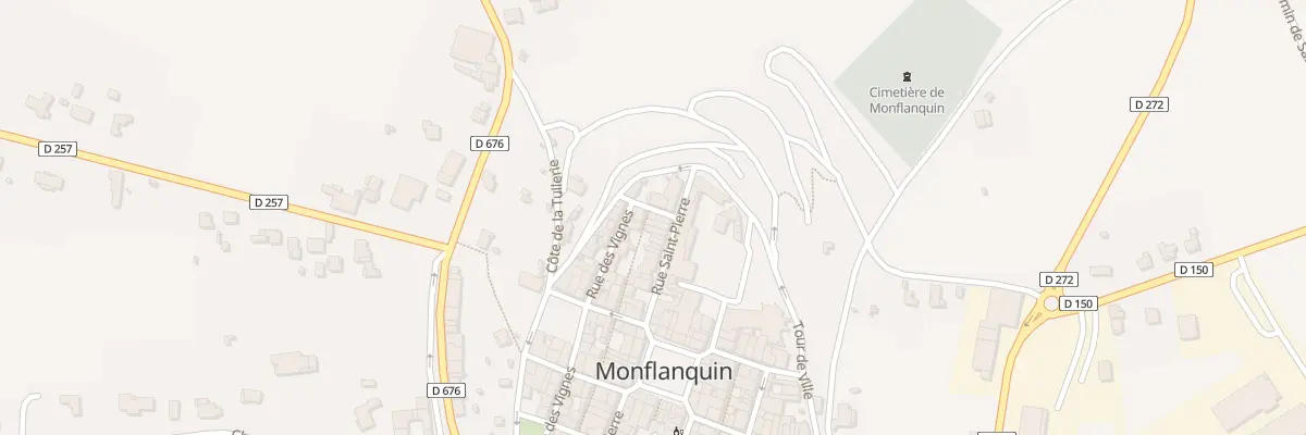 Plan du 4 Rue du Nord à Monflanquin