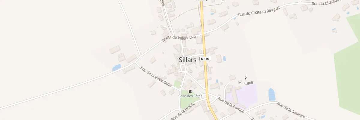 Plan du 11 Rue de la Poste à Sillars