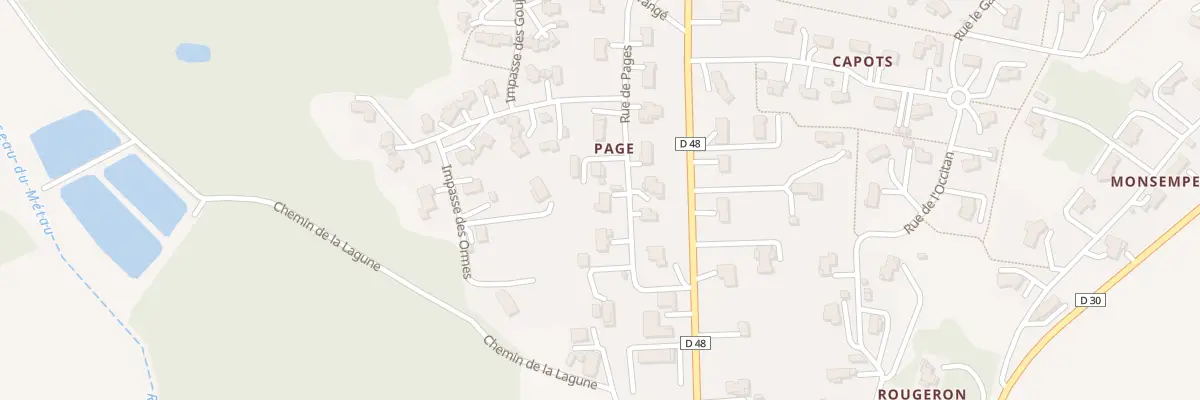Plan du 10 Rue de Pages à Dunes