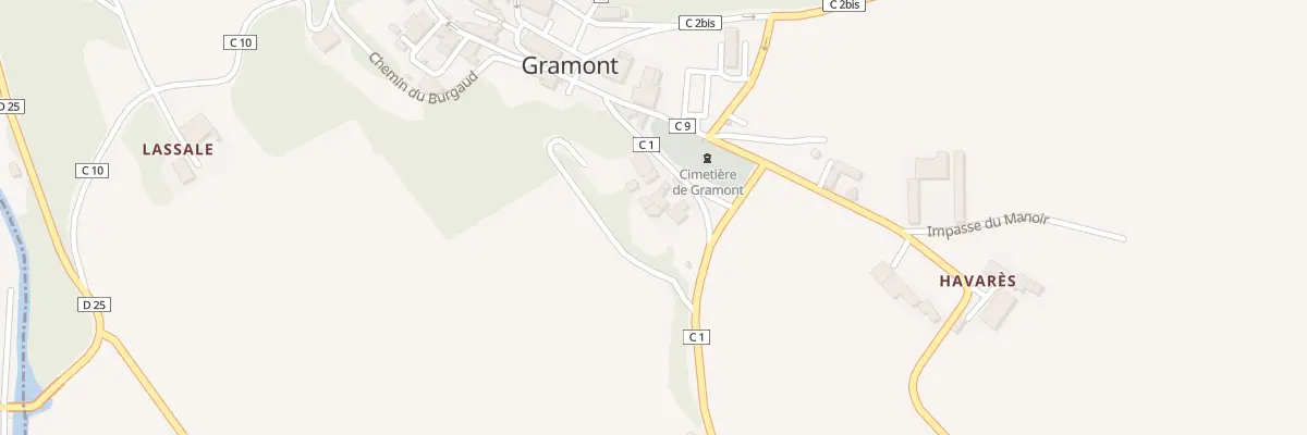Plan du 5079 Le Village à Gramont