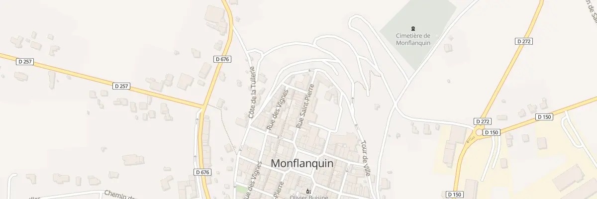 Plan du 10 Rue Saint Pierre à Monflanquin