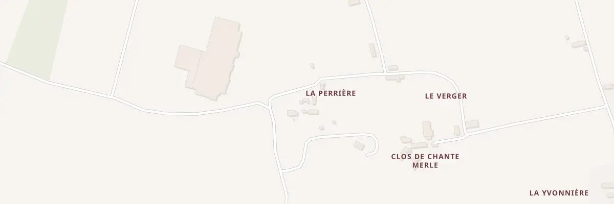 Plan du 5002 La Perriere à Ternay