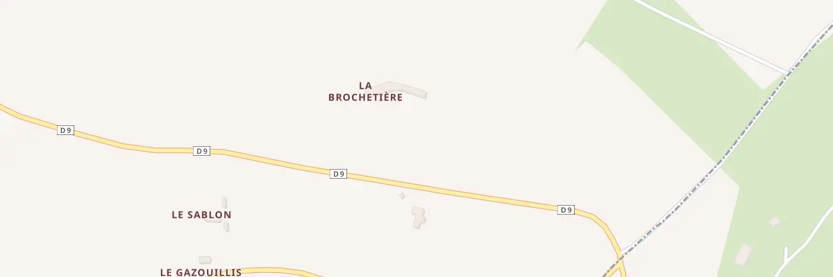 Plan du 153 La Brochetiere à Saint-Hilaire-sur-Erre