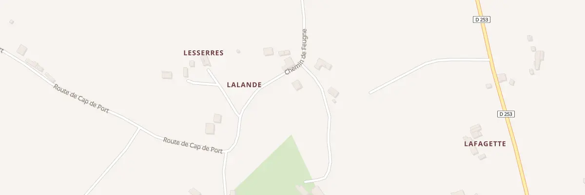 Plan du 617 Che de Feugne à Monflanquin