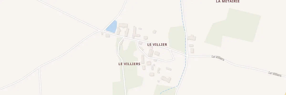 Plan du 125 Le Villier à Saint-Branchs