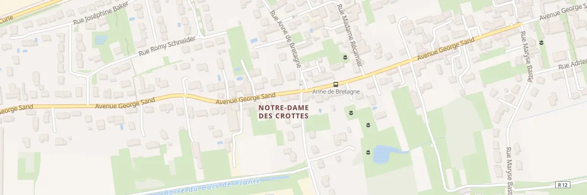 Plan du 70 Av George Sand à La Ville-aux-Dames