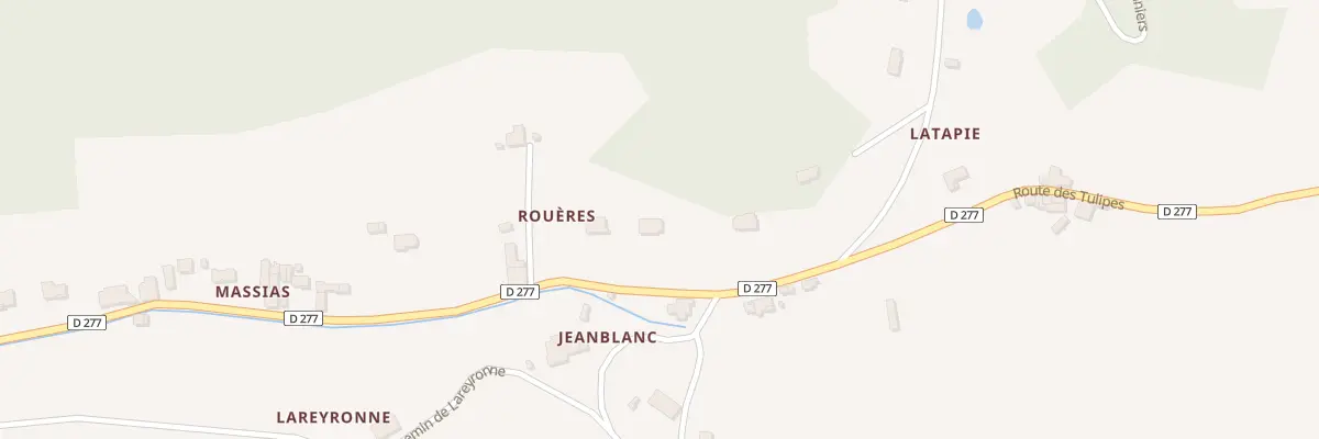 Plan du 1093 Rte des Tulipes à Saint-Romain-le-Noble