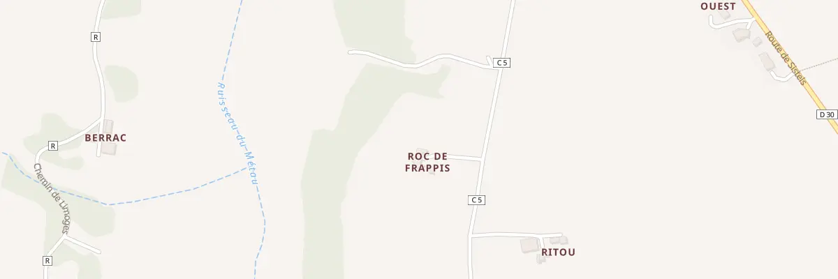Plan du 5249 Roc de Frappis à Dunes