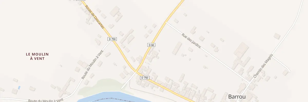 Plan du 6 Rte du Grand-pressigny à Barrou