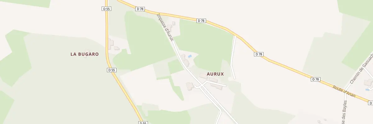 Plan du 57 Aurux à Puymaurin