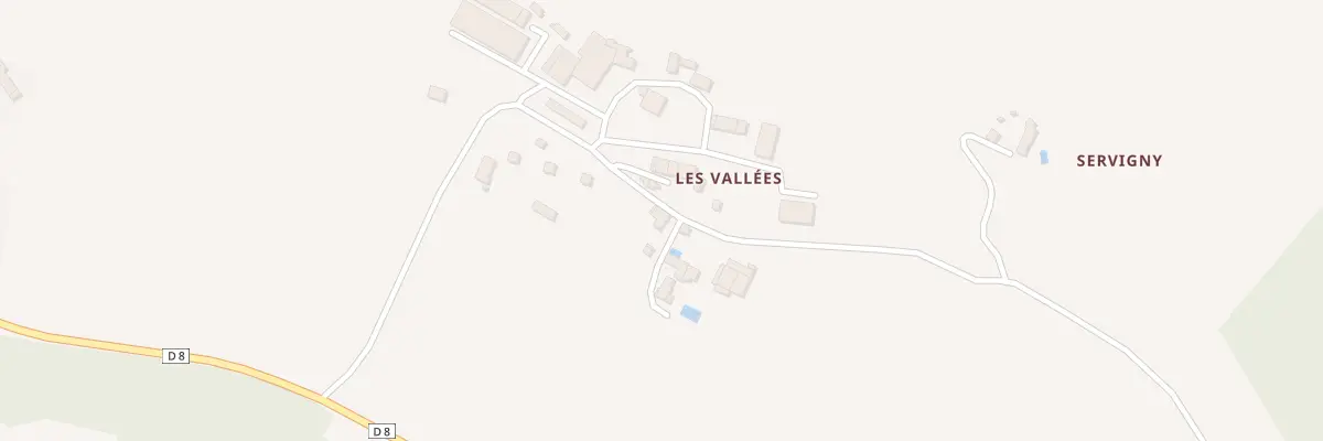 Plan du 3 Les Vallées à Bonneveau