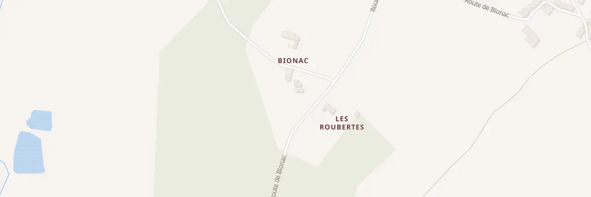 Plan du 167 Bionac à Villars